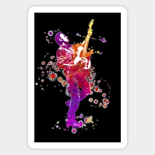 Bruce Springsteen The Boss Watercolor Splatter 05 Magnet